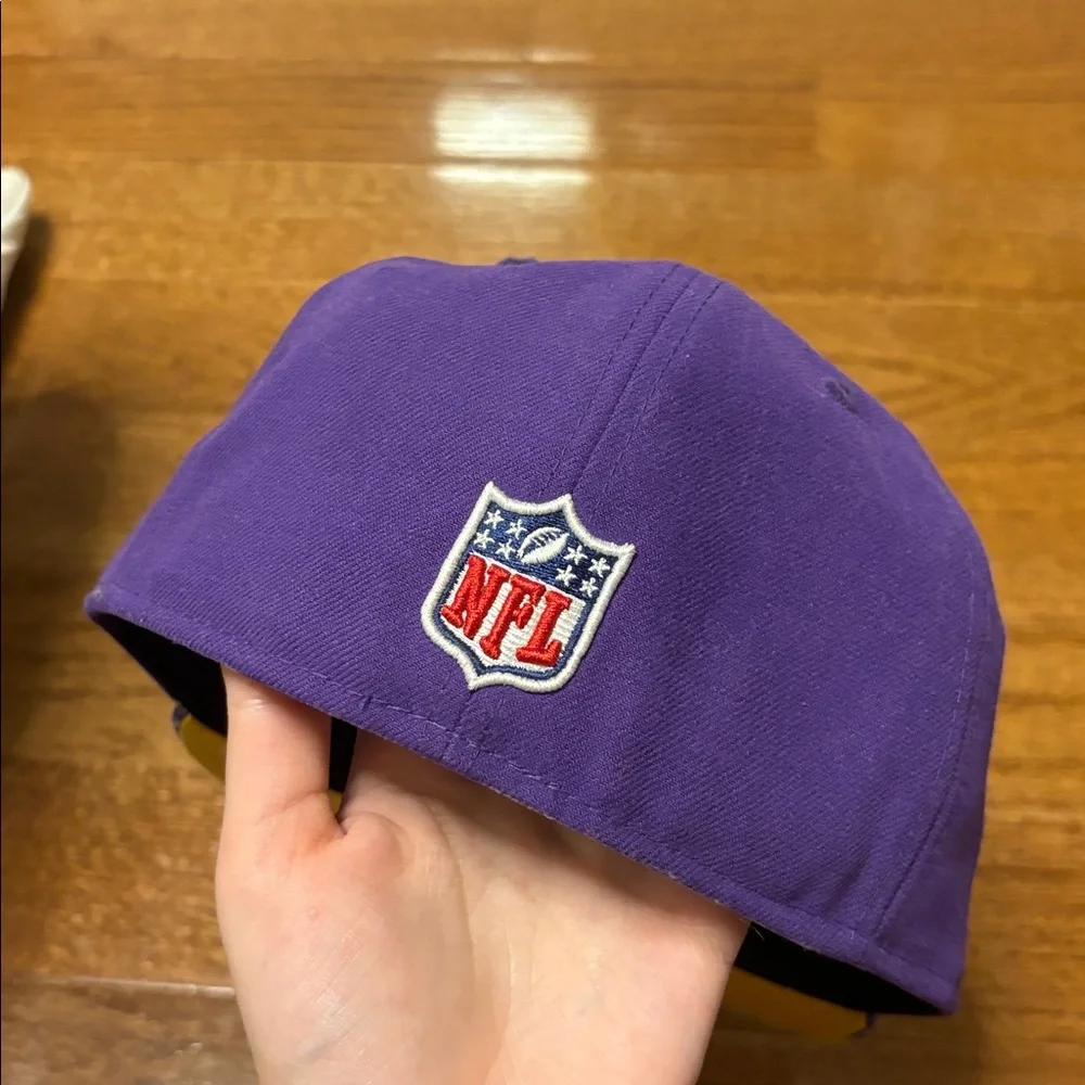 Men's Minnesota Vikings New Era Purple Omaha 59FIFTY Fitted Hat 53.9cm